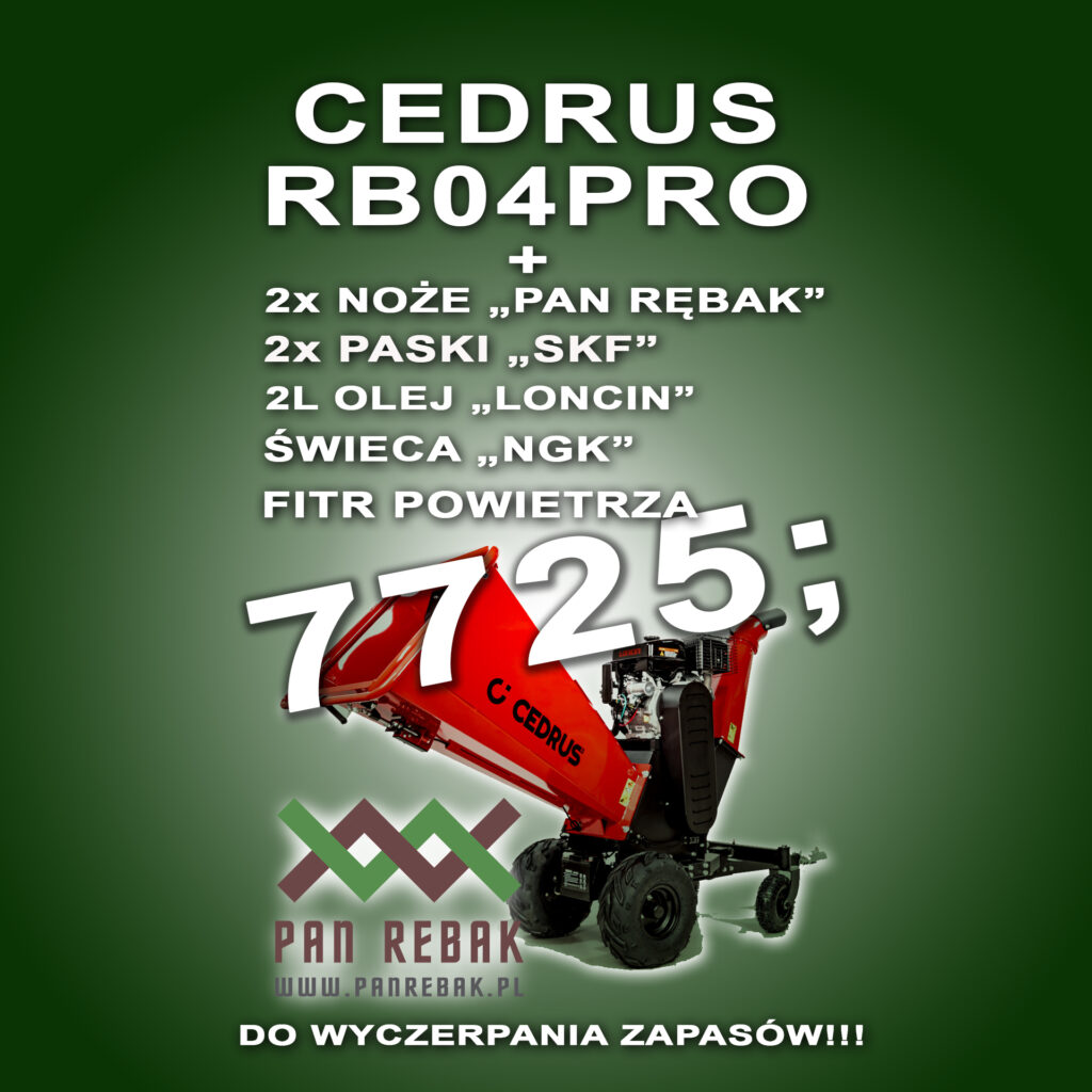 Rębak Cedrus RB04 ZESTW PAN RĘBAK PROMOCJA